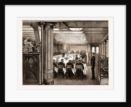 Return Of The Prince Of Wales From India: Farewell Banquet On Board The serapis by Anonymous