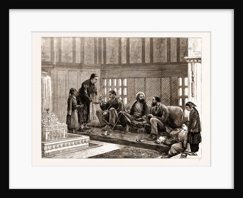 The Eastern Question: A Morning Call In A Turkish House, Istanbul by Anonymous