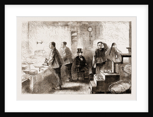 A Chinese Laundry In Philadelphia, 1876 by Anonymous