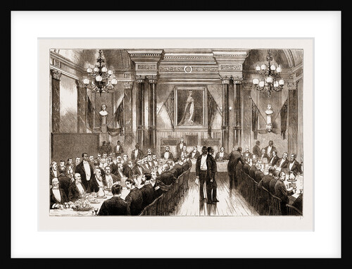 The American Centennial Exhibition, 1876: Banquet Given By The British Ambassador by Anonymous