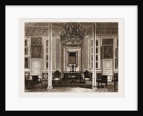 The American Centennial Exhibition, 1876: Room In Independence Hall Where The Declaration Of Independence Was by Anonymous