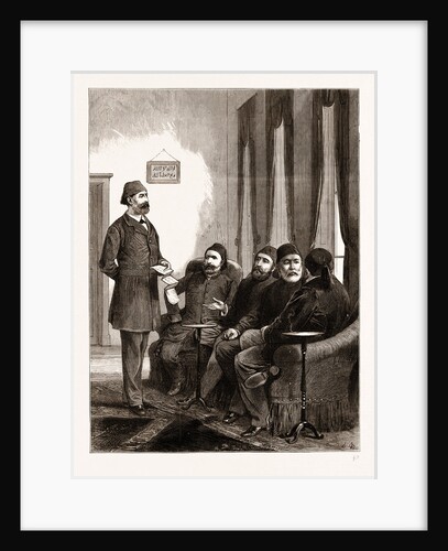 The Eastern Question: The Ministerial Council At Which The Deposition Of The Late Sultan Was Decided Upon, Constantinople by Anonymous
