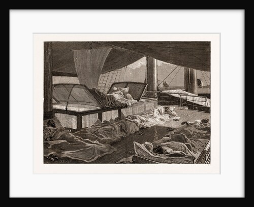 Sleeping On Deck In The Red Sea by Anonymous