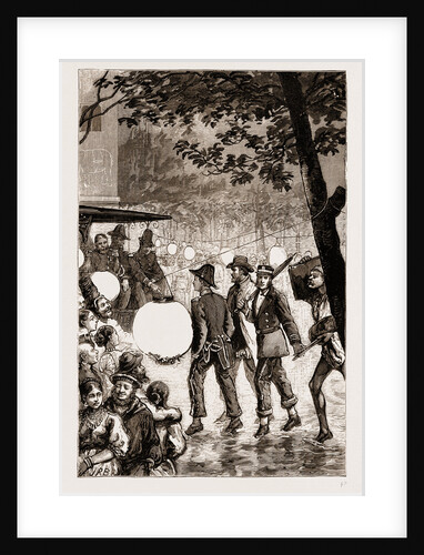 Under Difficulties: Going To The State Ball At The Club House, Colombo by Anonymous