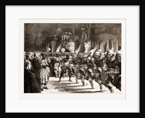 The Private Perehara Before The Prince Of Wales, Kandy by Anonymous