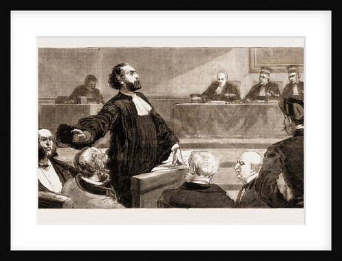 M. Gambetta Pleading For Delescluze At The baudin Trial, November 14 by Anonymous