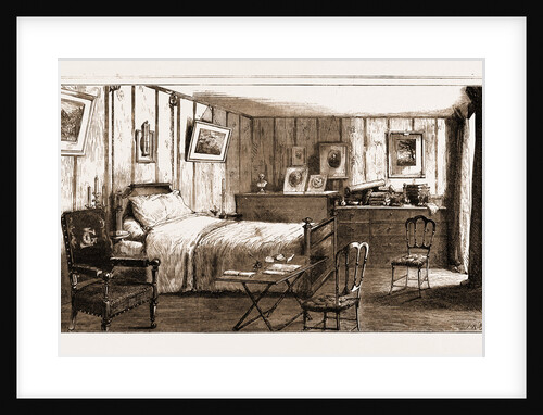 The Bedroom In Les Jardies, Ville D'avray by Anonymous