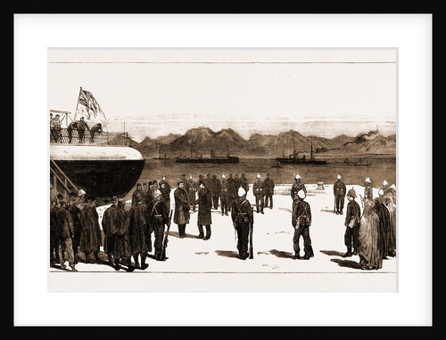 Egypt After The War: The Hon. Mark Napier Bidding Farewell To Arabi And His Fellow-exiles On Their Embarkation At Suez For Ceylon, 1883 by Anonymous