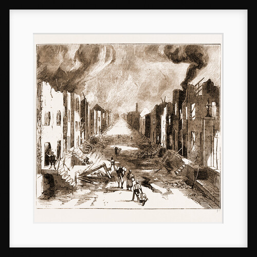 The Disastrous Fire At Kingston, Jamaica by Anonymous