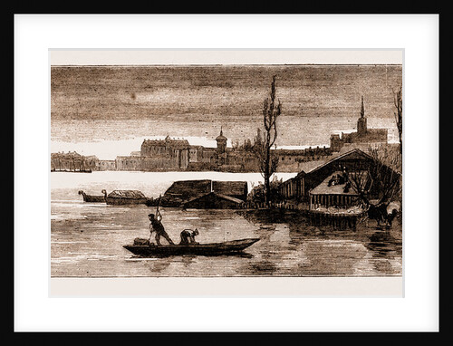 The Disastrous Floods In Austria-hungary: View Of Raab Lately Inundated By The Danube, Austria by Anonymous