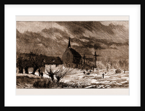 The Disastrous Floods In Austria-hungary: A Flooded Churchyard At Raab, Austria by Anonymous