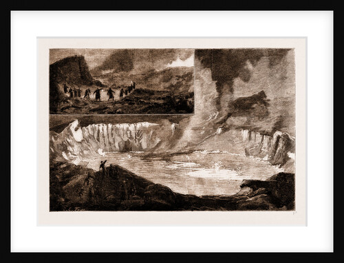 A Night Descent Into The Crater Of Kilauea, Hawaii by Anonymous