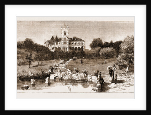 General View Of The Chateau Scott, Where Mr. Gladstone Is Residing by Anonymous