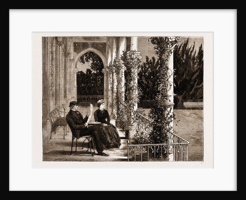 The Terrace Connecting Mr. Gladstone's Bedroom With His Study, Cannes by Anonymous