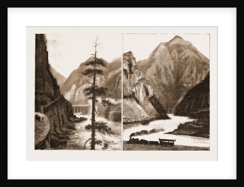 Bridge On The Canadian Pacific Railway, With A Bluff On The Old Waggon Road; Vale by Anonymous