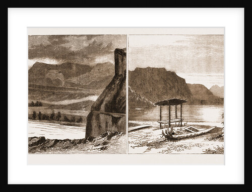 River Terraces On The Thompson River; The Narrows, On An Arm Of The Schuswappe Lake by Anonymous