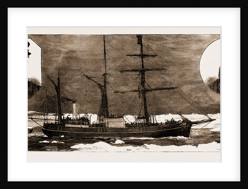 The Danish Nort-polar Expedition: The djimphna, 1883; Lieutenant Hovgaard by Anonymous