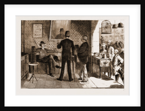 English Officers In The Egyptian Service: Trying On A Fez In Cairo by Anonymous