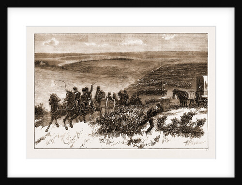 The Honourable Artillery Company Going Into Action On The Downs On Easter Monday, Brighton by Anonymous