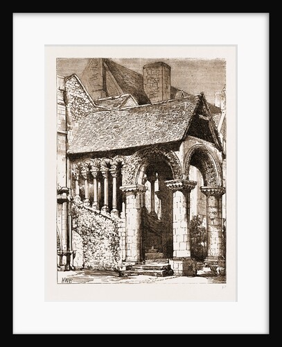 Norman Staircase In The Conventual Buildings, Canterbury by Anonymous