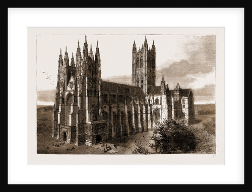 The Exterior Of The Cathedral, Canterbury by Anonymous