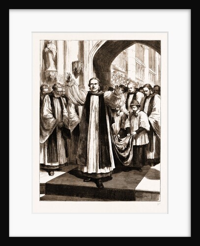 The Enthronement Of The New Primate In Canterbury Cathedral, UK by Anonymous