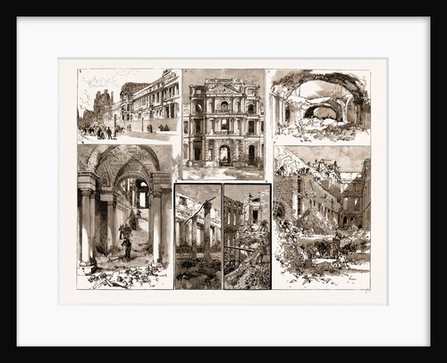 Paris, The Demolition Of The Tuileries by Anonymous