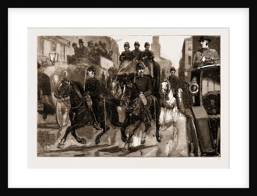 The Dynamite Plot: The Fenian Prisoners Being Escorted From Bow Street Police Station To Millbank Prison, UK by Anonymous