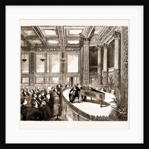 The Opening Of The New Building Of The Institute Of Painters In Water-colours, Piccadilly by Anonymous