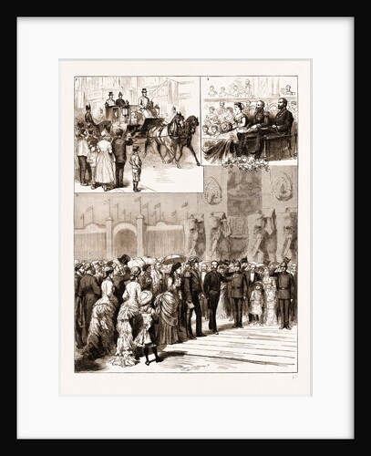 The Opening Of The Amsterdam Exhibition By The King And Queen Of The Netherlands, 1883 by Anonymous