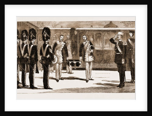 The Approaching Coronation Of The Czar Of Russia by Anonymous