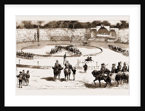 Tournament At Rome In Honour Of The Duke Of Genoa And His Bride, The Princess Isabella Of Bavaria by Anonymous