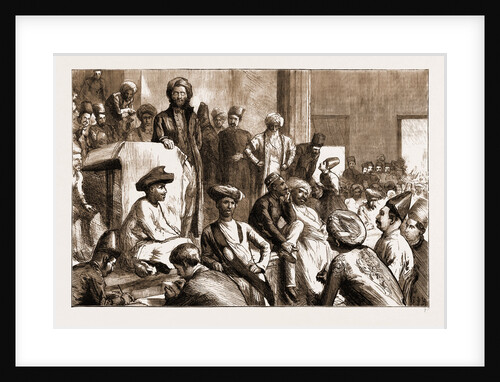 The Native Agitation In India: A Meeting In The Town Hall, Bombay by Anonymous