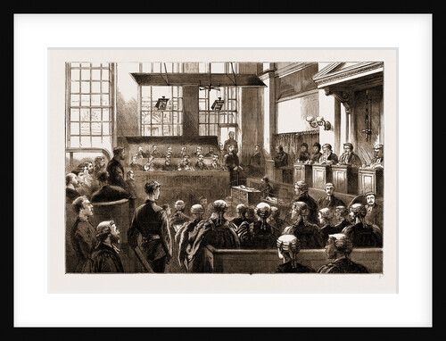 The Dynamite Conspiracy: Scene In Court During The Trial At The Old Bailey, London by Anonymous