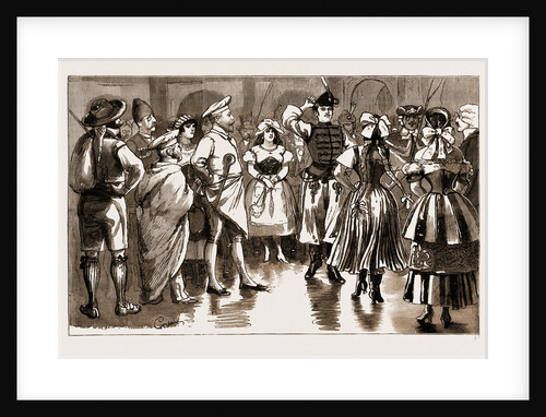 The Prince Of Wales At Baden-baden, The Jubilee Of The International Club: The Costume Ball Given By The Baden Club, 1883 by Anonymous