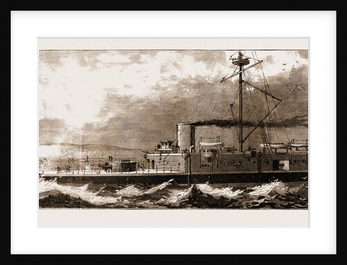 The New Steel Armour-plated Turret-ship, H.M.S. Conqueror, 1883 by Anonymous