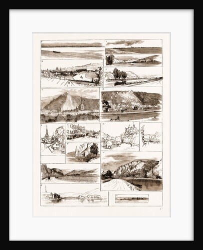 Sketches On The Meuse Between Namur And Givet, 1883 by Anonymous