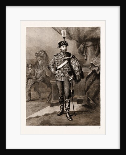 The German Autumn Manoeuvres, H.R.H. The Prince Of Wales As Honorary Colonel Of The Blücher (Fifth Prussian) Hussars, 1883 by Anonymous