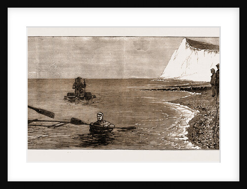 Experiments With Novel Life-saving Apparatus At Dover, UK, 1883 by Anonymous