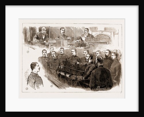 The Assassination Of James Carey, Arrival Of O'donnell In London: The Examination Of The Prisoner At Bow Street Police Court, UK, 1883 by Anonymous