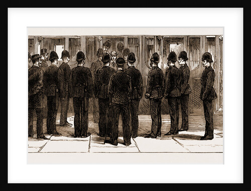 The Assassination Of James Carey, Arrival Of O'donnell In London: The Arrival Of The Prisoner At Vauxhall Railway Station, UK, 1883 by Anonymous