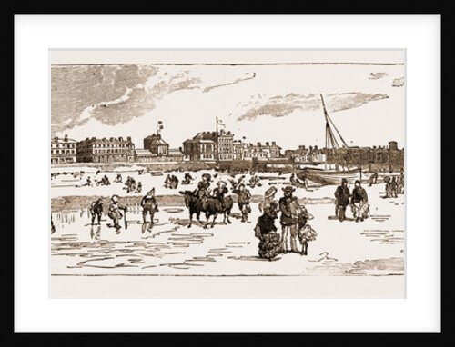 Southport From The Sands, UK, 1883 by Anonymous