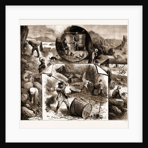 Smuggling In The Highlands: The Capture Of An Illicit Whisky Still, UK, 1883 by Anonymous