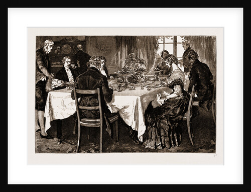 Thirlby Hall; During Dinner He Spoke Little by William Small