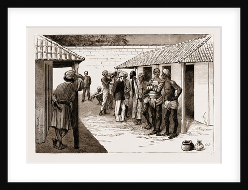 The Doctor's Prison Parade, Ceylon, Sri Lanka, 1883 by Anonymous