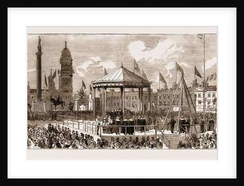 The New Municipal Buildings At Glasgow, Scotland, UK, 1883 by Anonymous