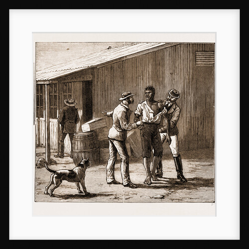 Illicit Diamond Buying At The Cape, South Africa, 1883 by Anonymous