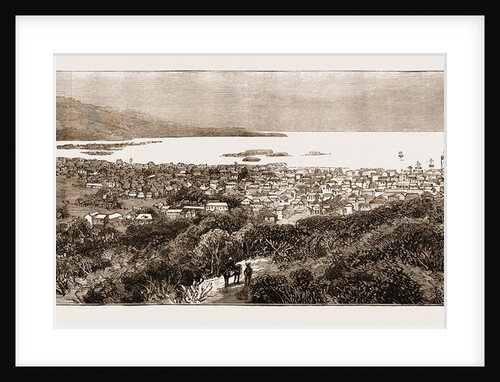 The Revolution In Haiti: View Of Port-au-prince, 1883 by Anonymous