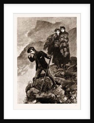 The End Of The Picnic: Lost On Table Mountain, Capetown, South Africa, 1883 by Anonymous