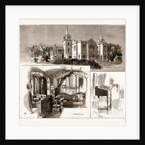 The Ninety-ninth Birthday Of Sir Moses Montefiore: Sketches At His Residence, East Cliff Lodge, Ramsgate, UK, 1883 by Anonymous